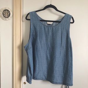 Universal Thread Co. Denim Drawstring Tank